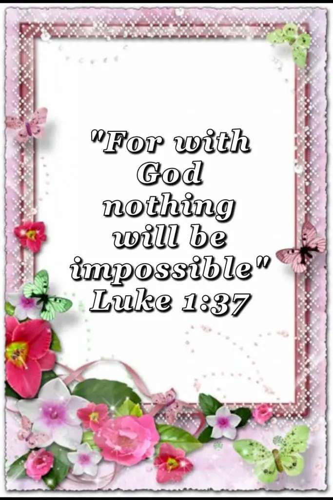 bible varses wallpaper faith (Luke 1:37)