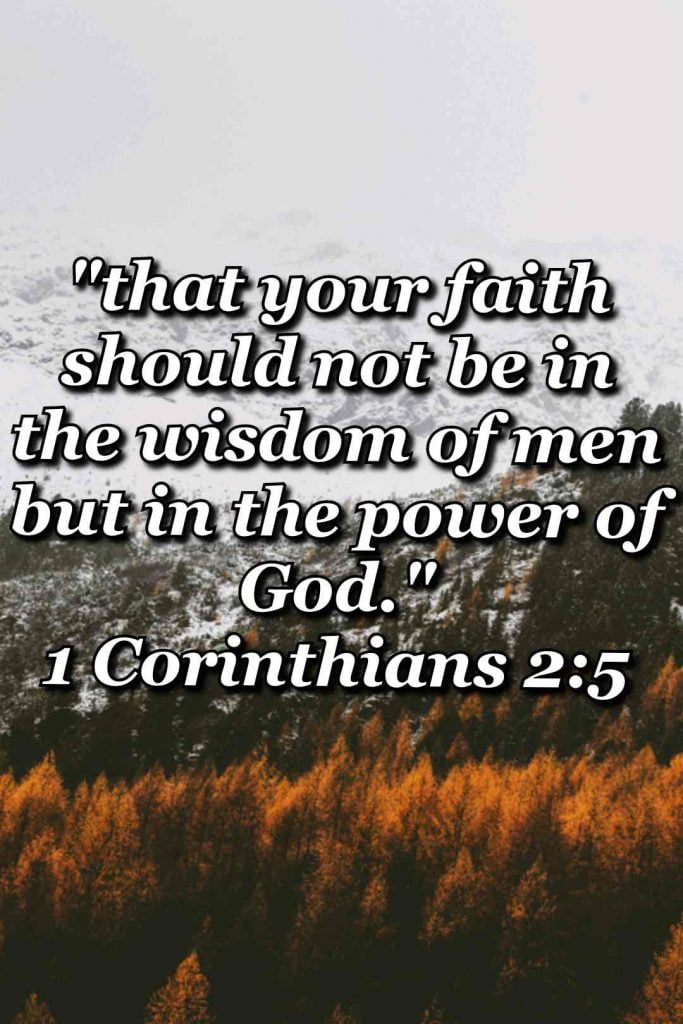 bible varses wallpaper faith (1 Corinthians 2:5)