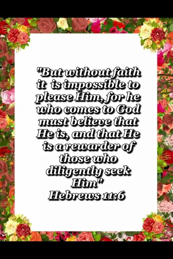 bible varses wallpaper faith (Hebrews 11:6)