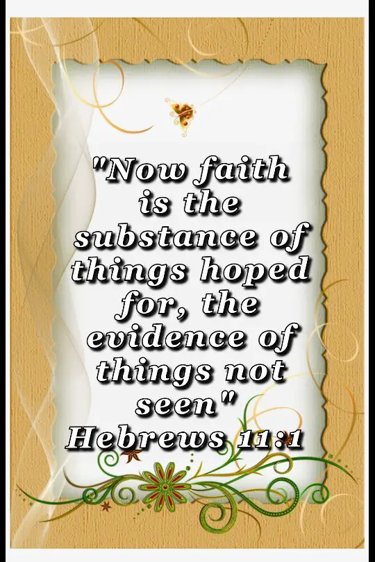 bible varses wallpaper faith (Hebrews 11:1)