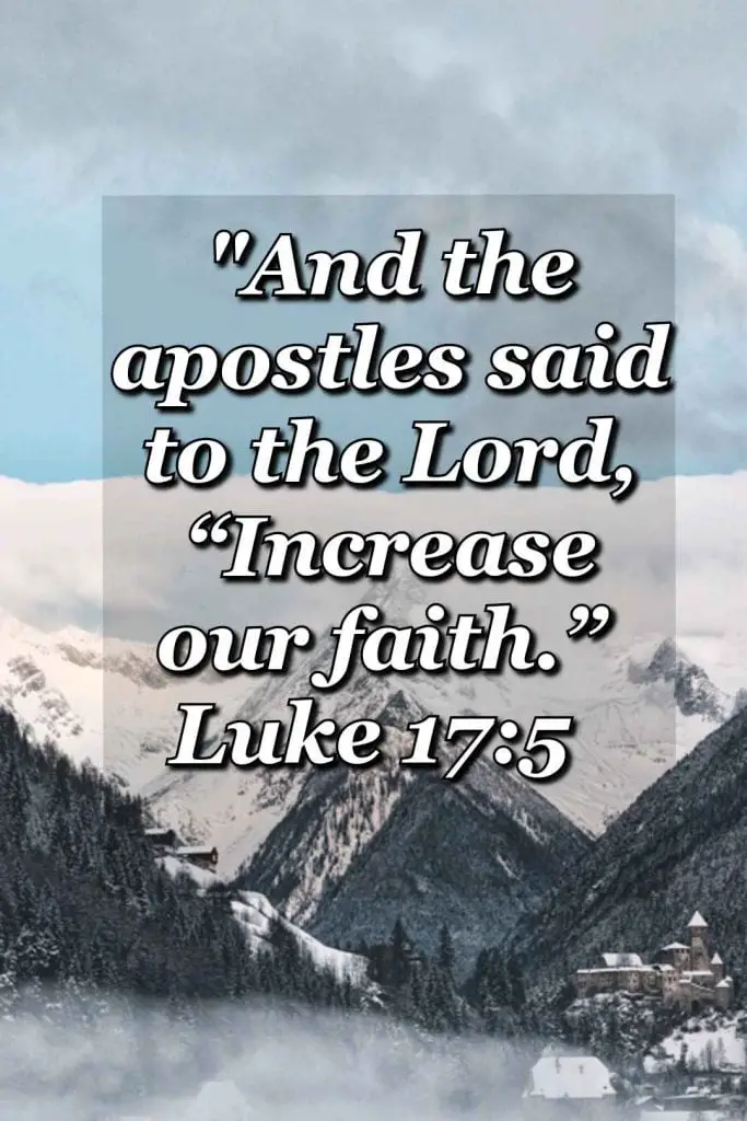 bible verse wallpaper (Luke 17:5)