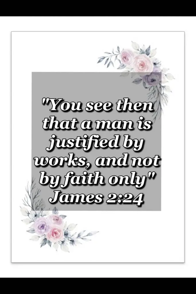 bible verse wallpaper (James 2:24)