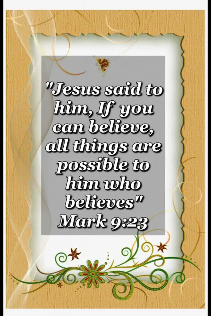 bible verse wallpaper (Mark 9:23)