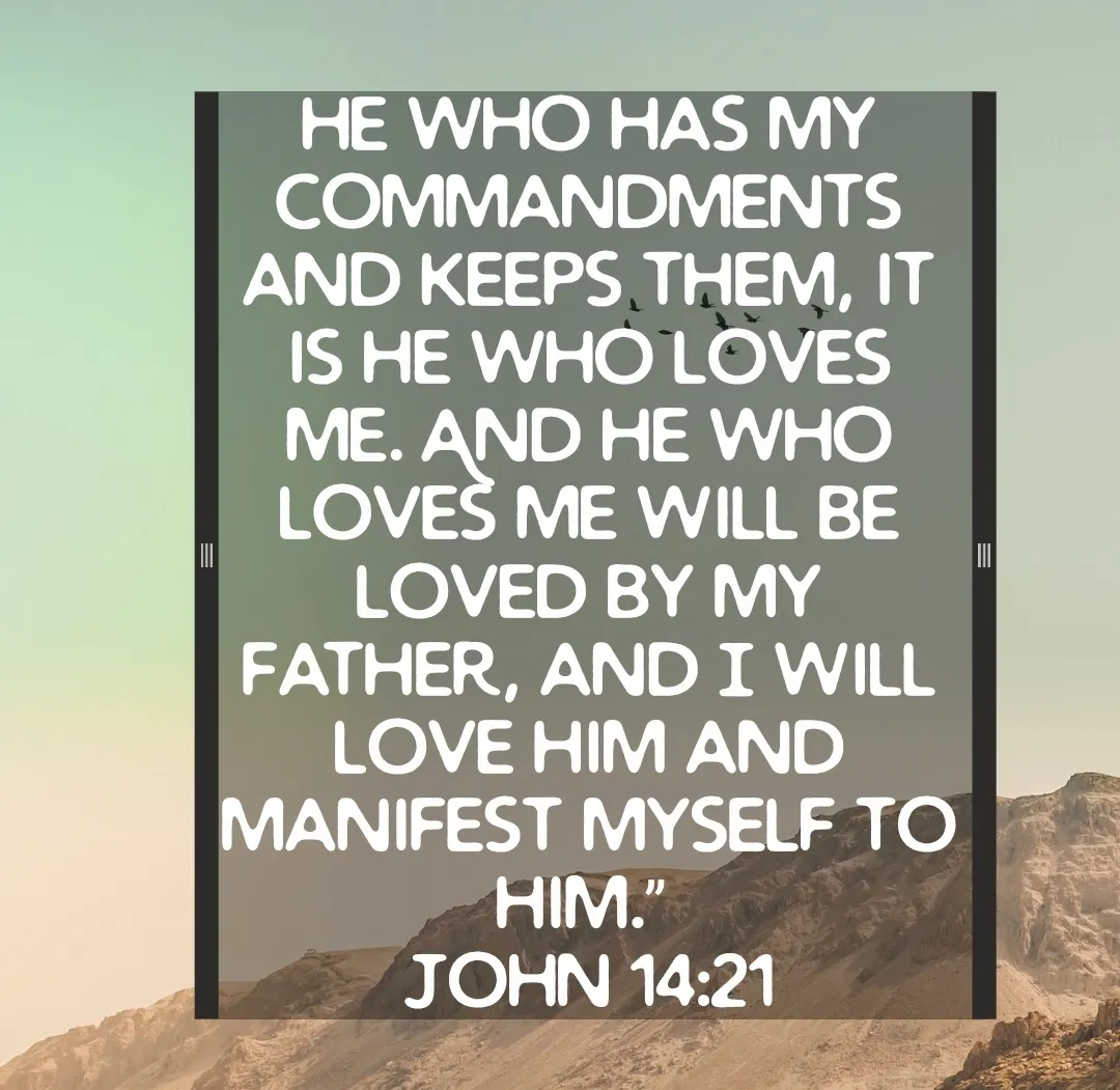 bible verses about love (John 14:21)