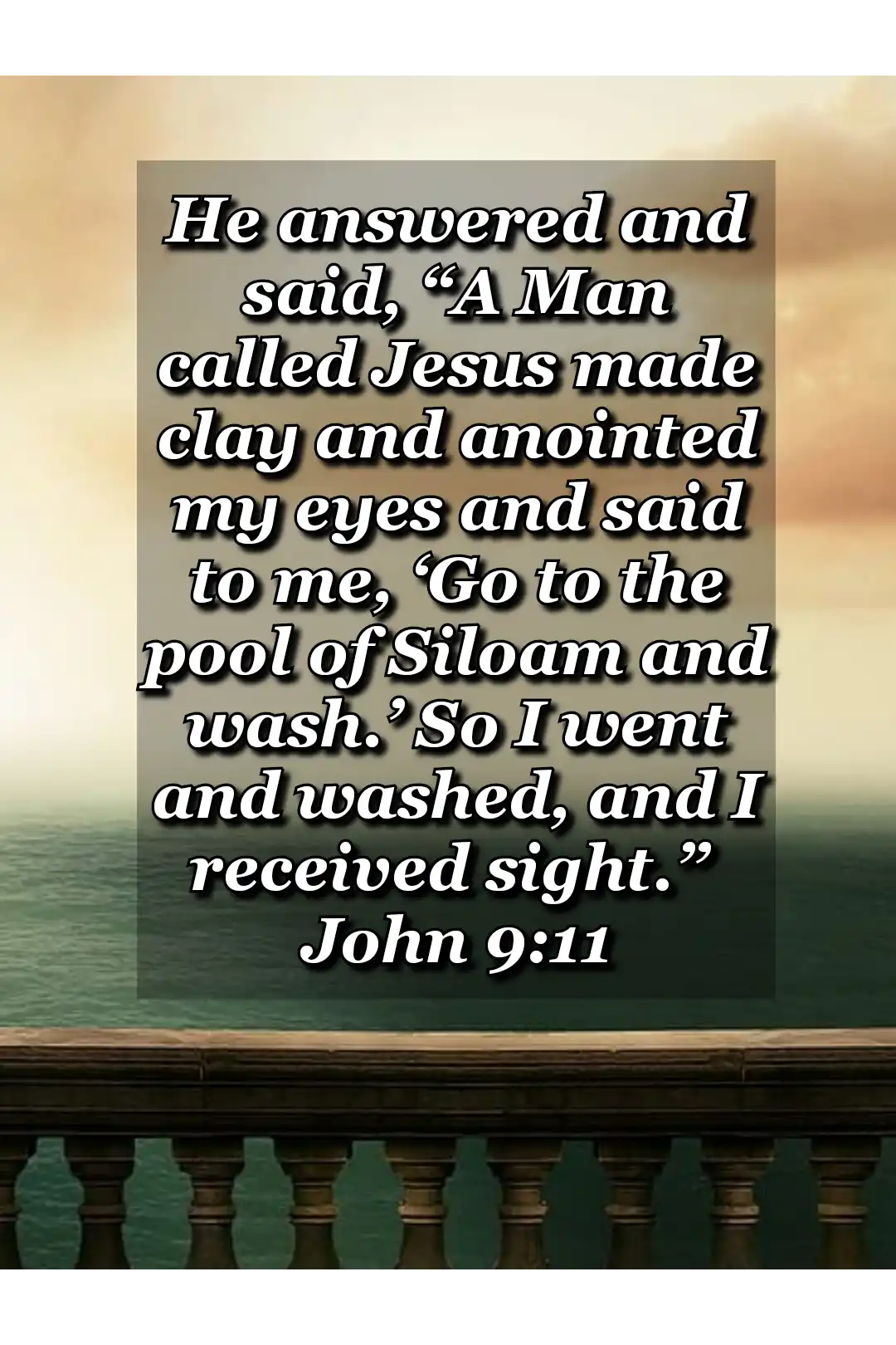 bible verses wallpaper about healing (John 9:11)