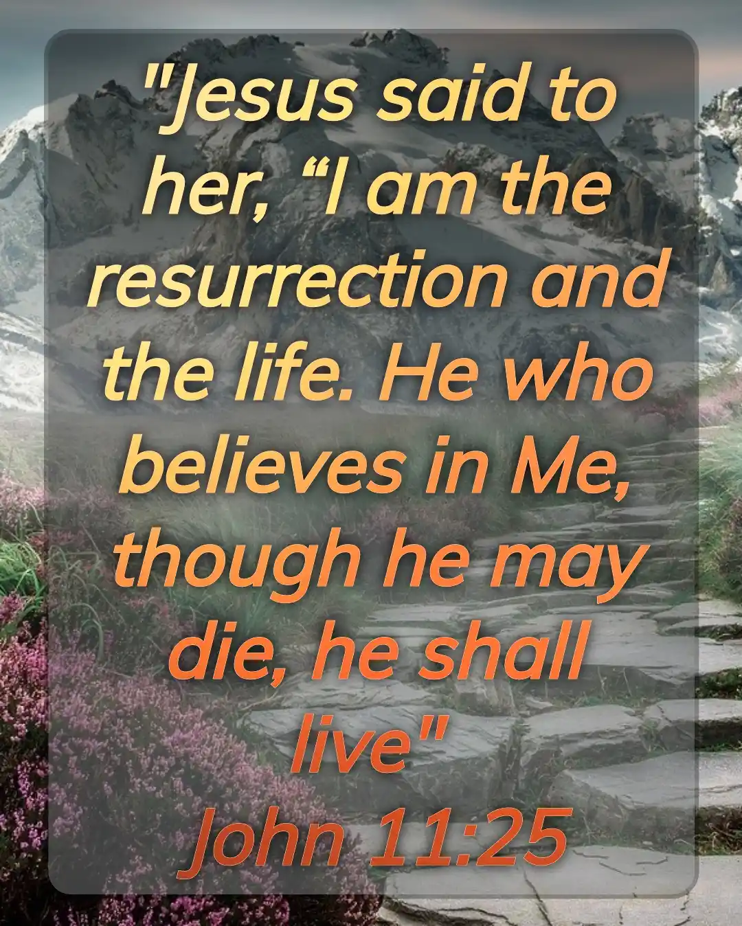 Bible Verses For Resurrection (John 11:25)