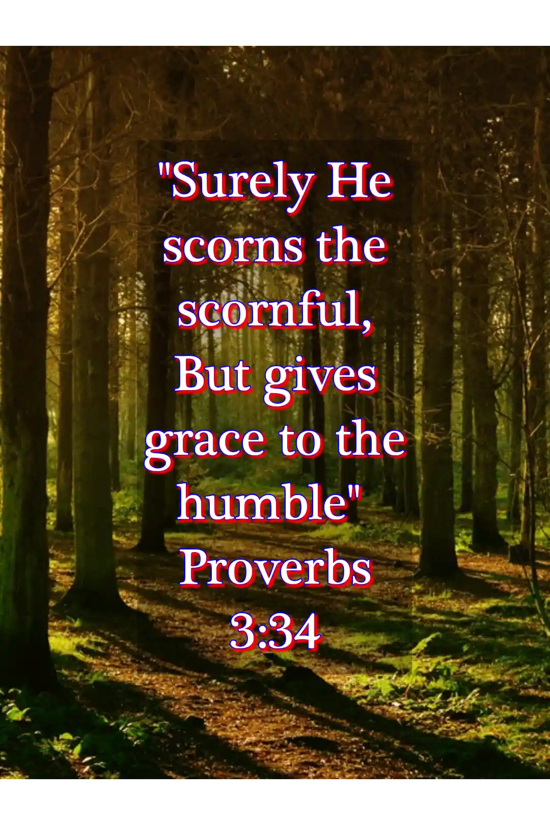 bible verses about humble (Proverbs 3:34)