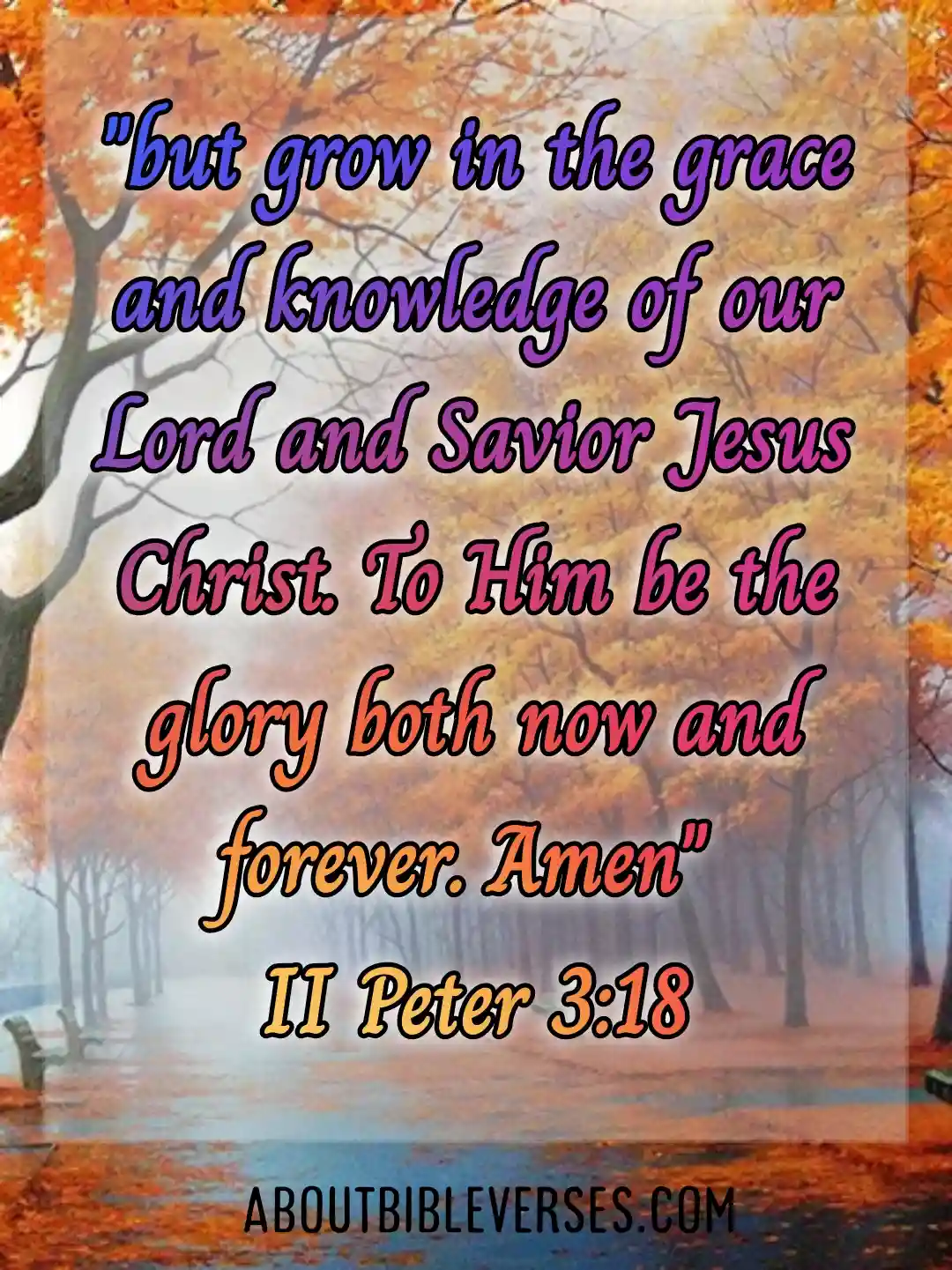 bible verses grace (2 Peter 3:18)