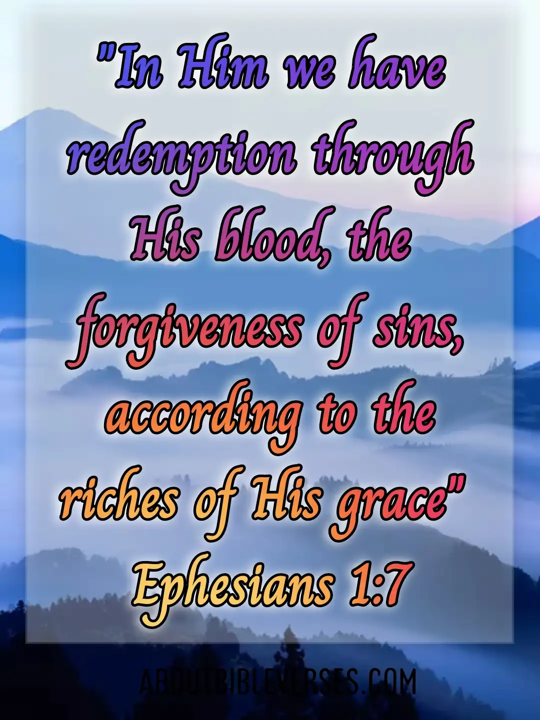 bible verses grace (Ephesians 1:7)