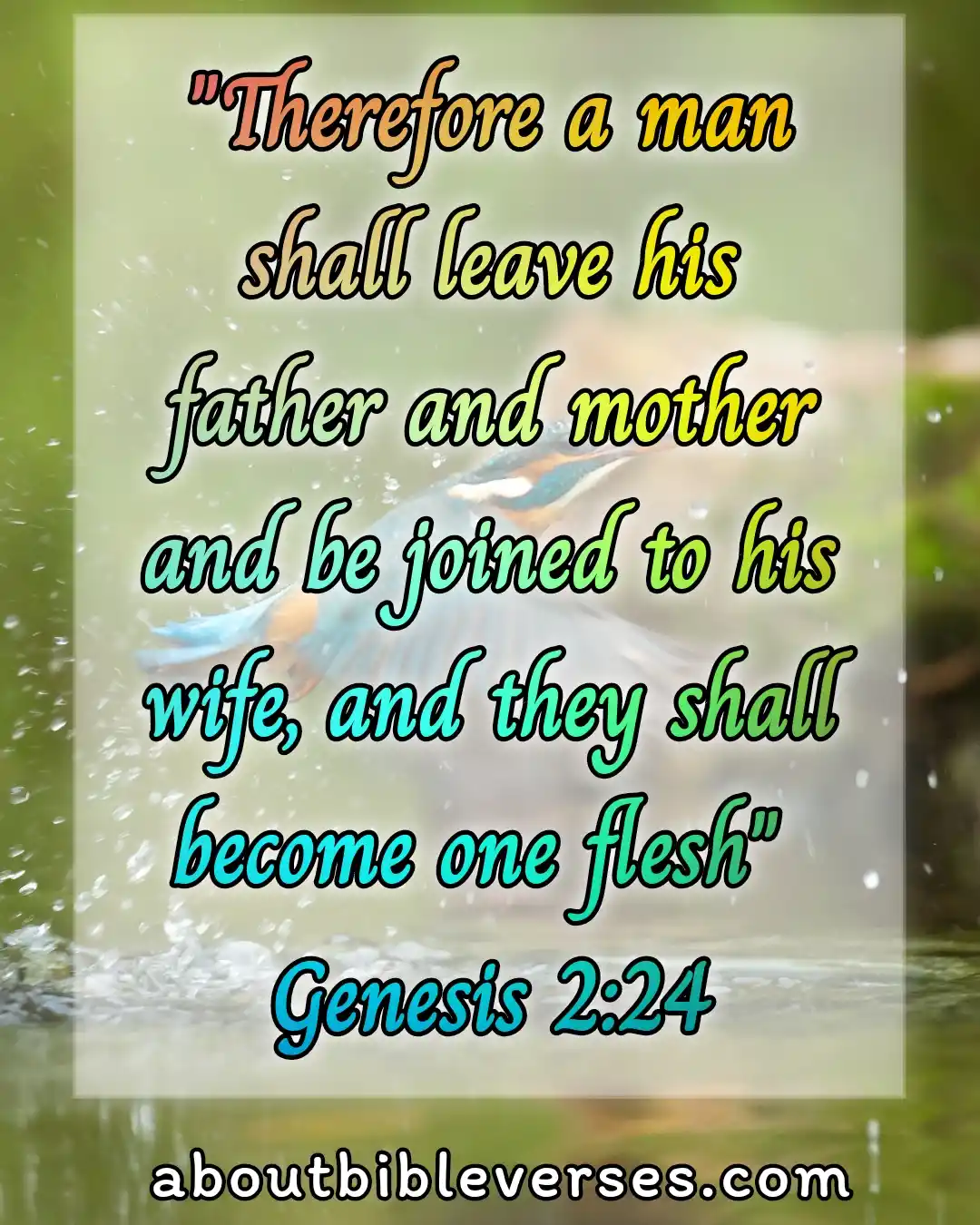 Marriage Bible Verses (Genesis 2:24)