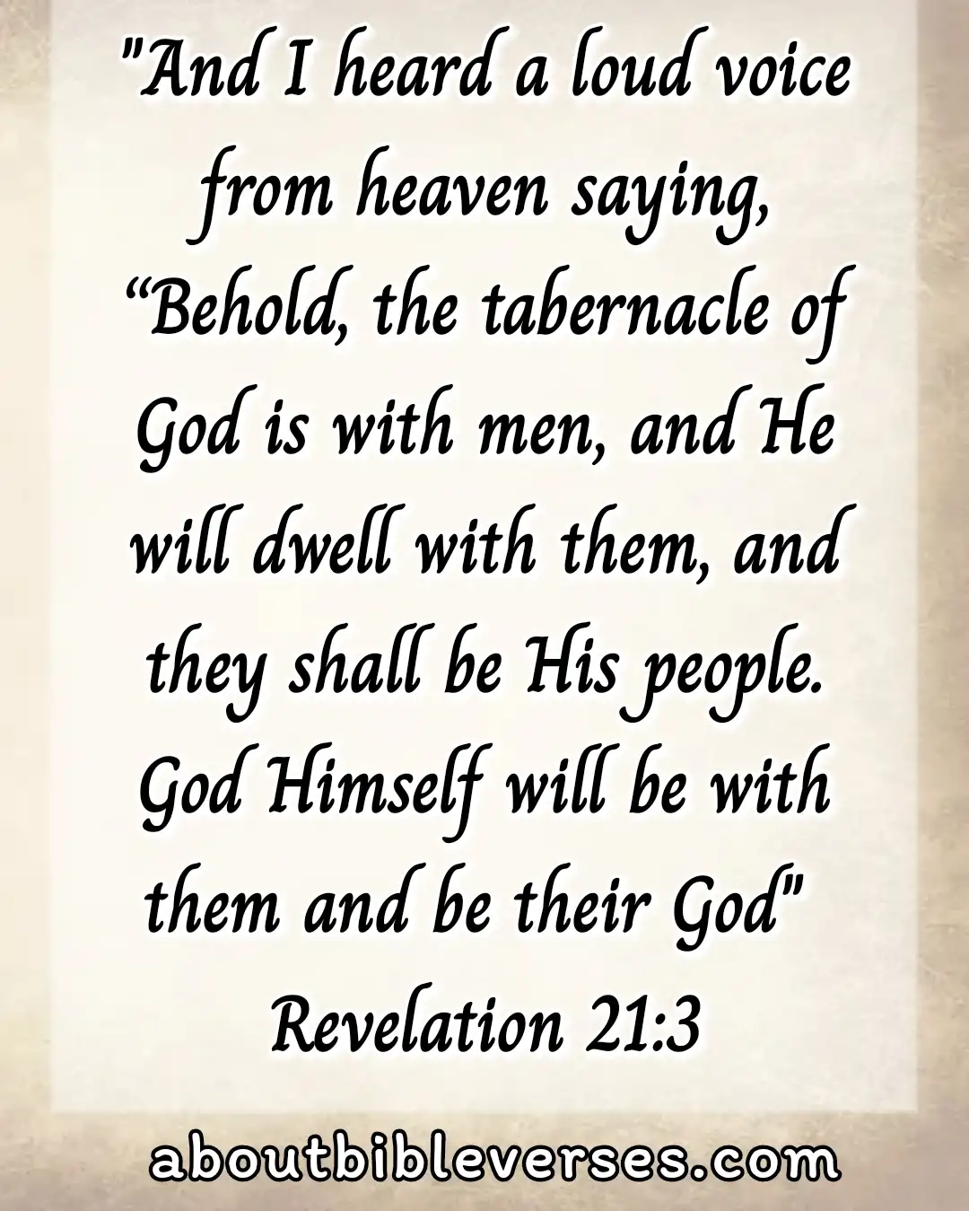 Bible verse about hope for the future (Revelation 21:3)