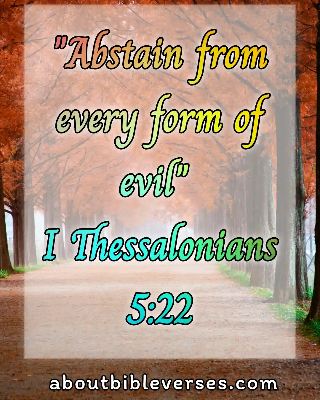 bible verses about Profanity (1 Thessalonians 5:22)