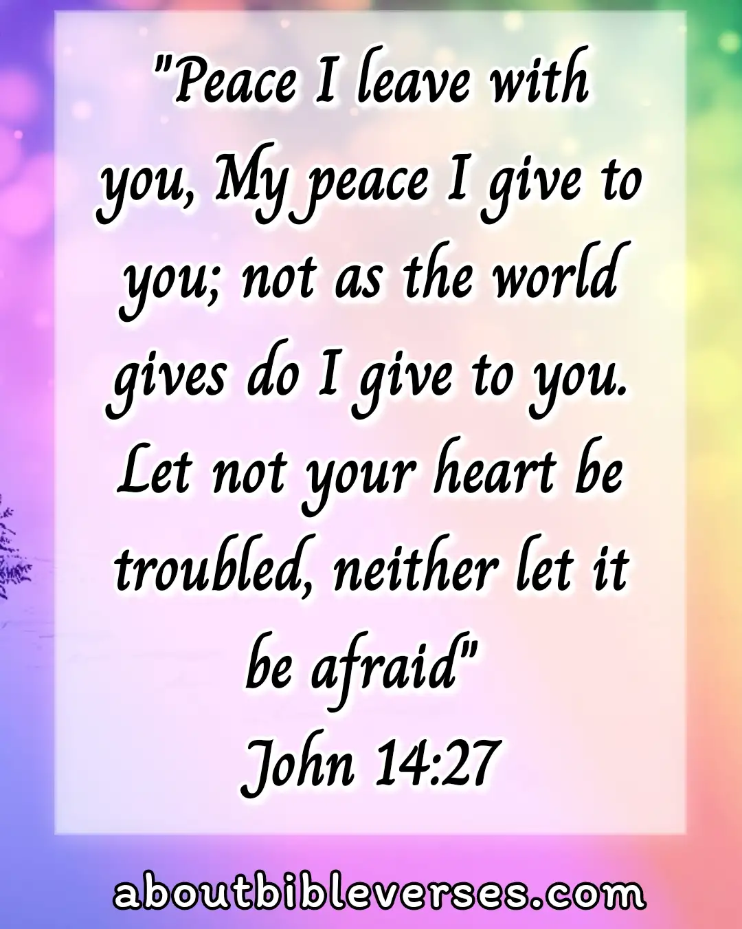 bible verses about peace (John 14:27)