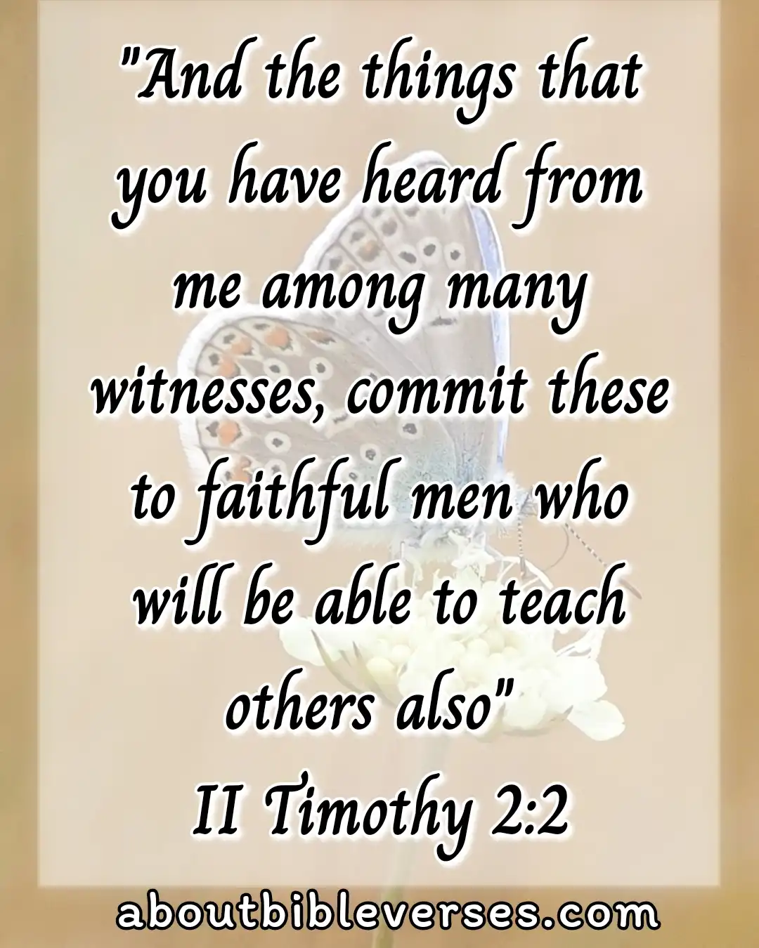 bible verses for teachers (2 Timothy 2:2)