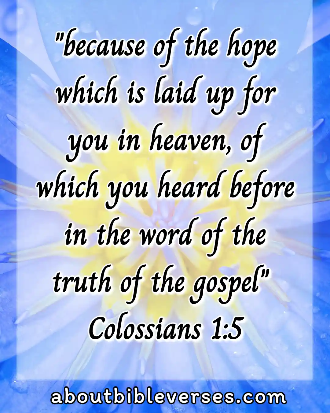 hope bible verses (Colossians 1:5)
