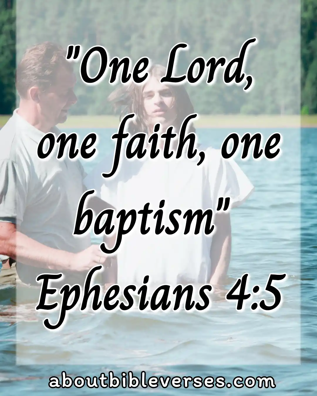 Baptism Bible Verses (Ephesians 4:5)