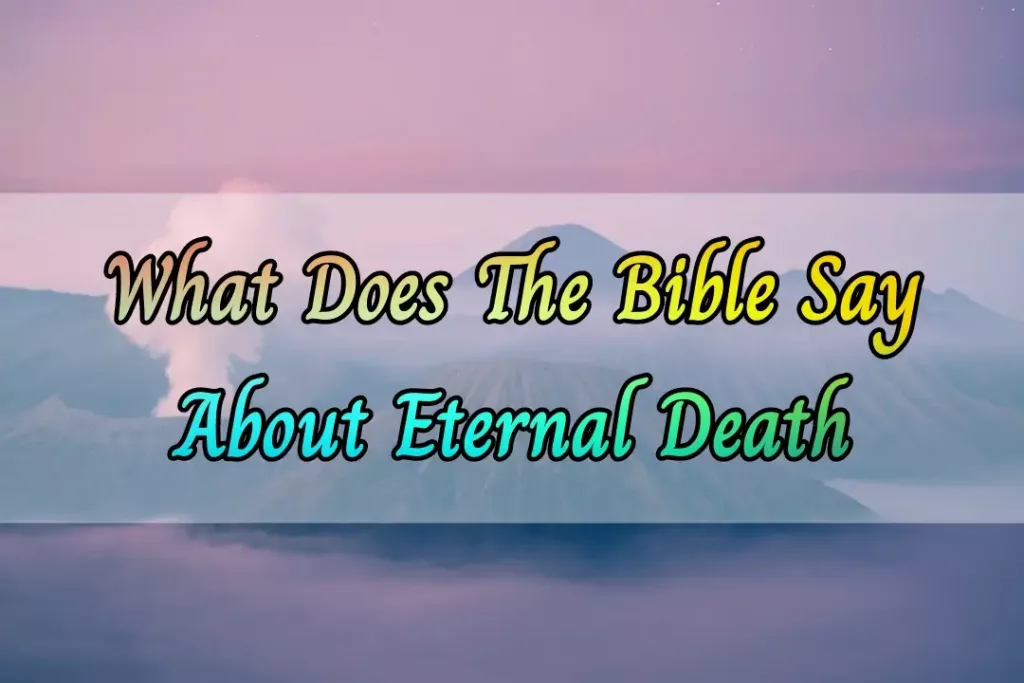 bible verses about eternal death