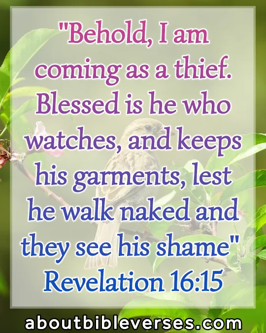 Bible Verses About Awake (Revelation 16:15)