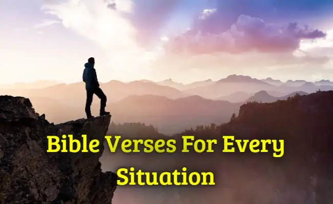 Bible Verses For Every Situation