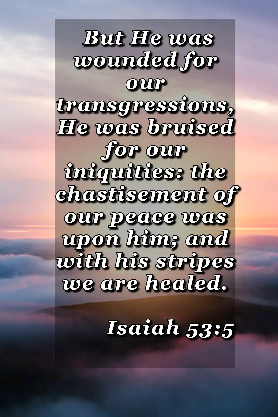 bible verses wallpaper about healing Isaiah 53:5)