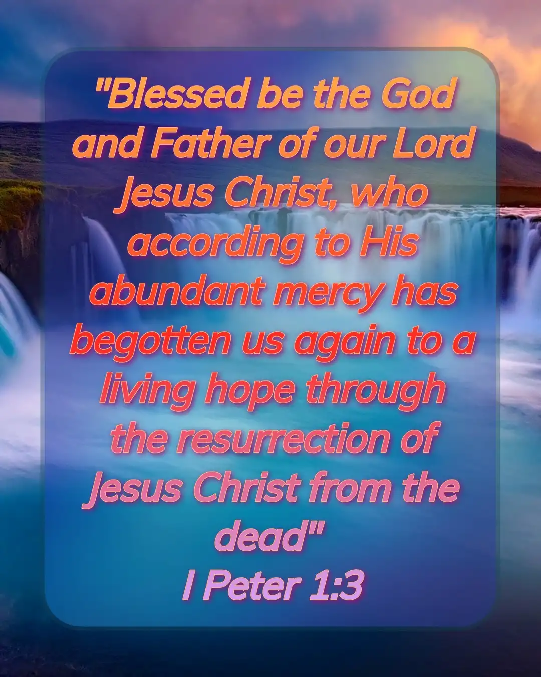 Bible Verses For Resurrection (1 Peter 1:3)