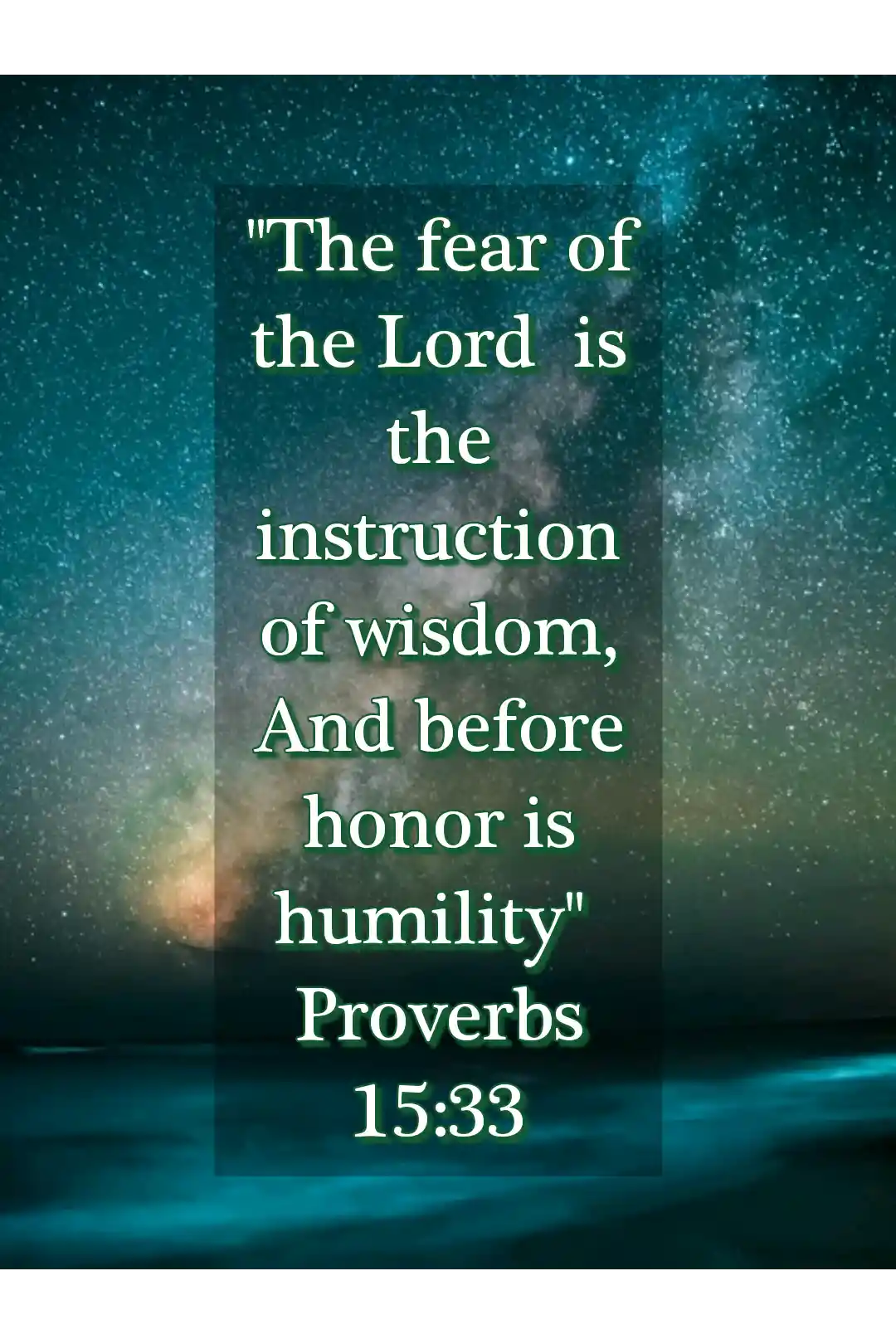 bible verses about humble (Proverbs 15:33)