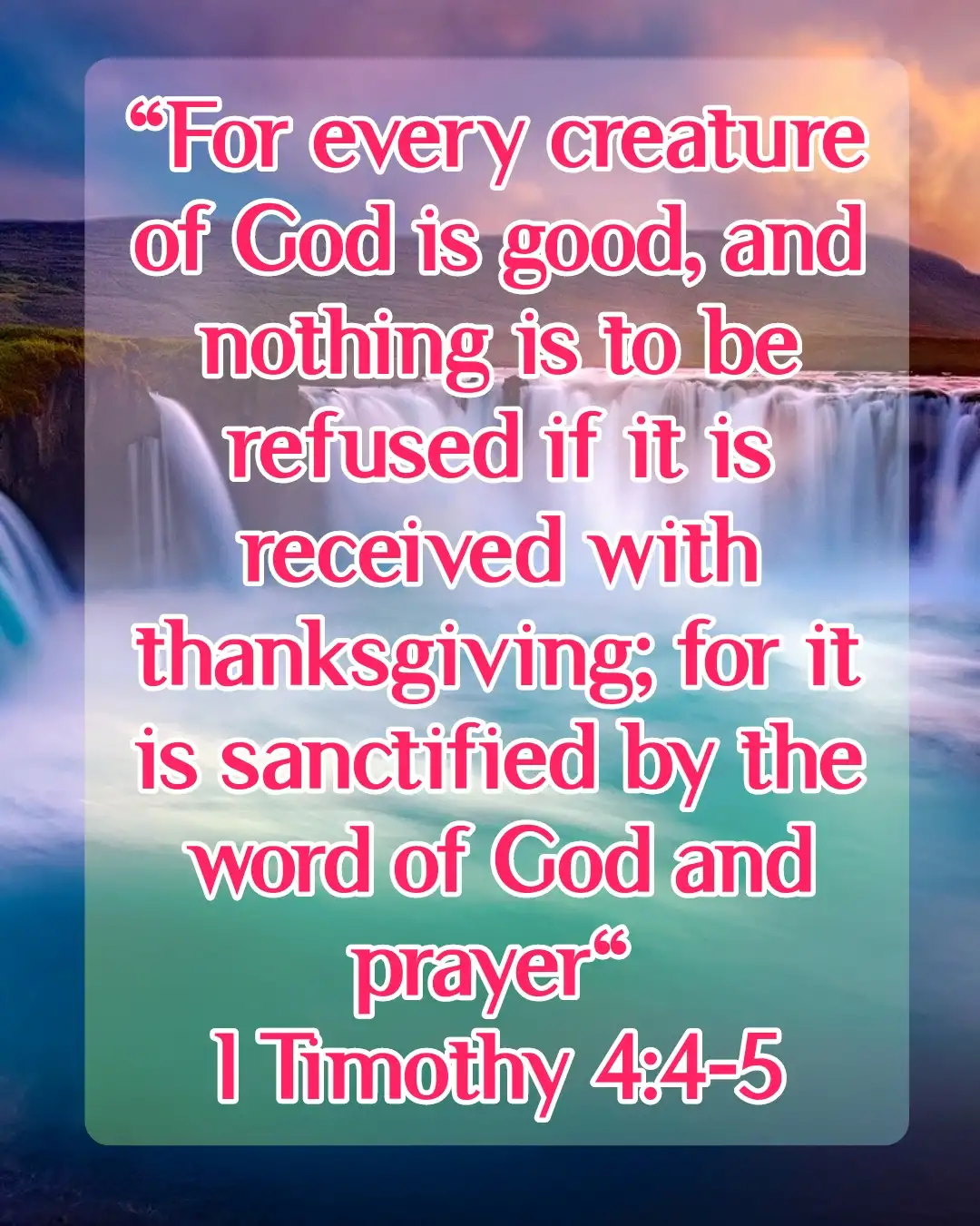 bible-verses-for-thanksgiving (1 Timothy 4:4-5)