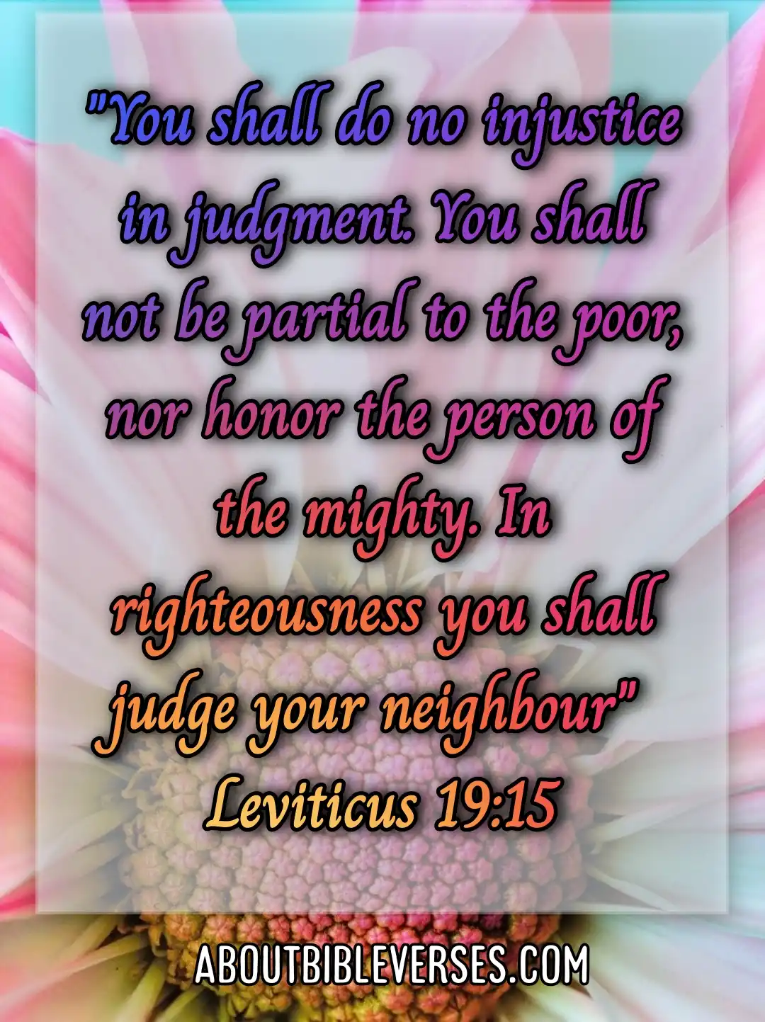 bible verses about judging (Leviticus 19:15)
