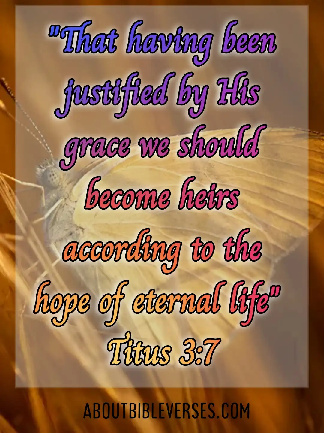 bible verses about for eternal life (Titus 3:7)