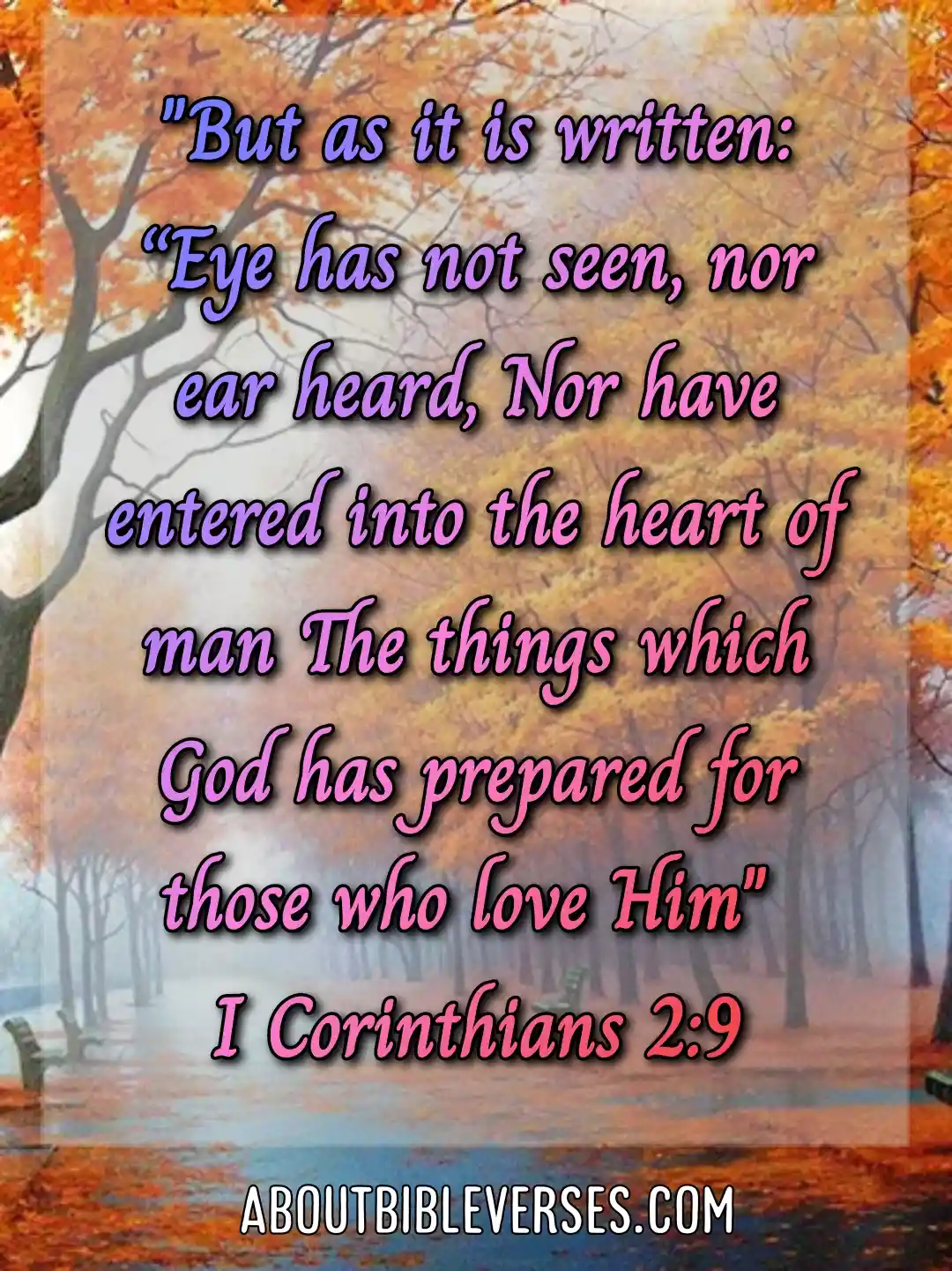 Husband And Wife Reunited In Heaven Bible Verses (1 Corinthians 2:9)