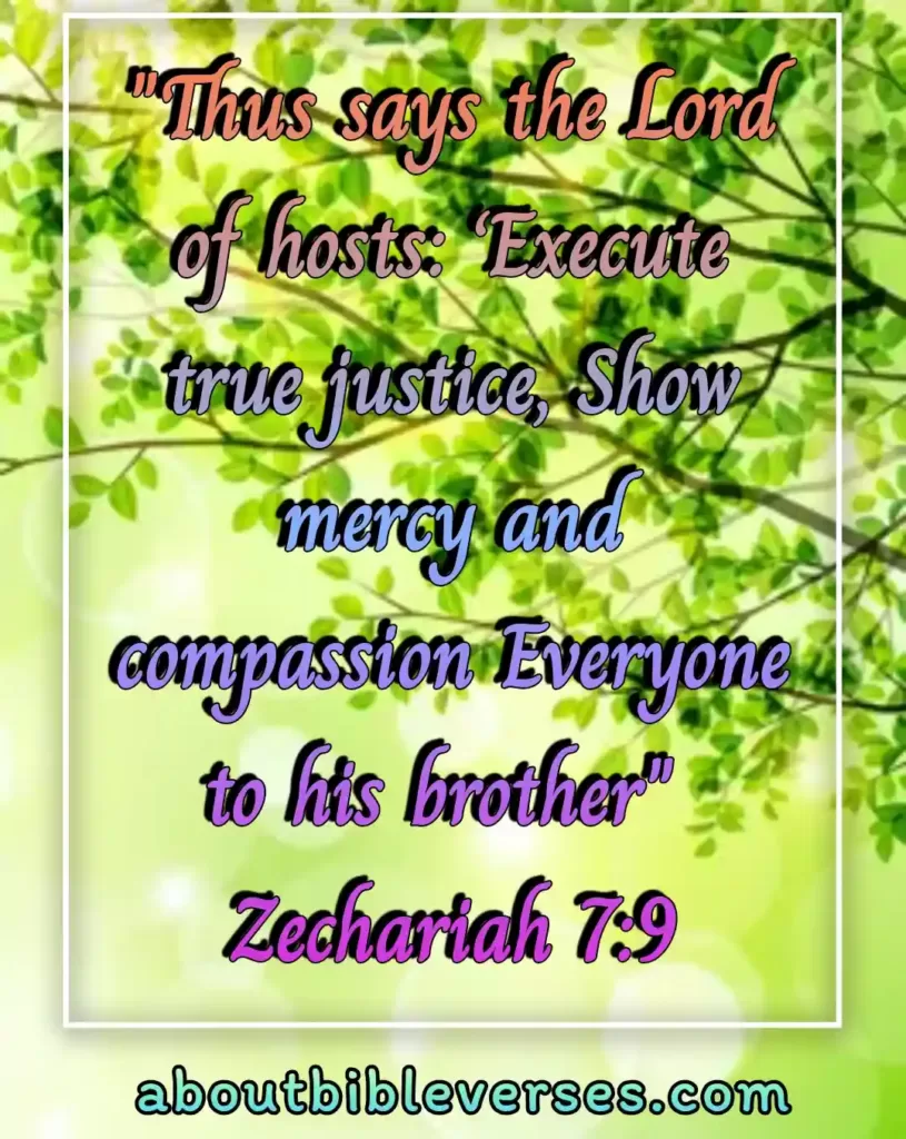 Bible Verses About Kindness (Zechariah 7:9)