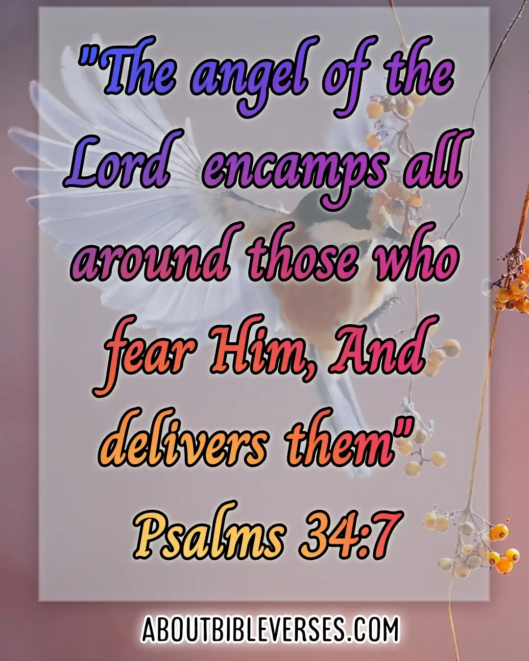 Bible Verses Fear Of God (Psalms 34:7)