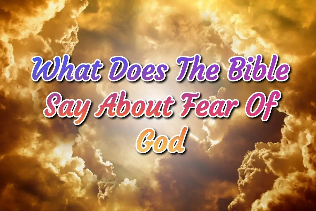 Bible Verses Fear Of God