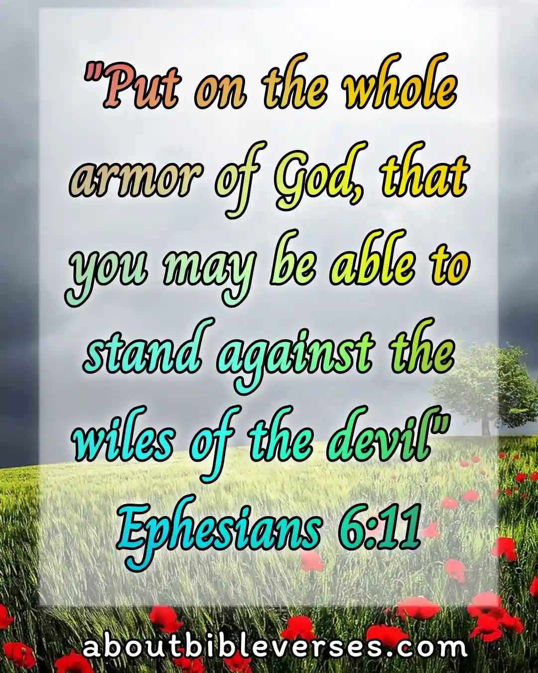 Bible Verses About Keep The Devil Away (Ephesians 6:11)
