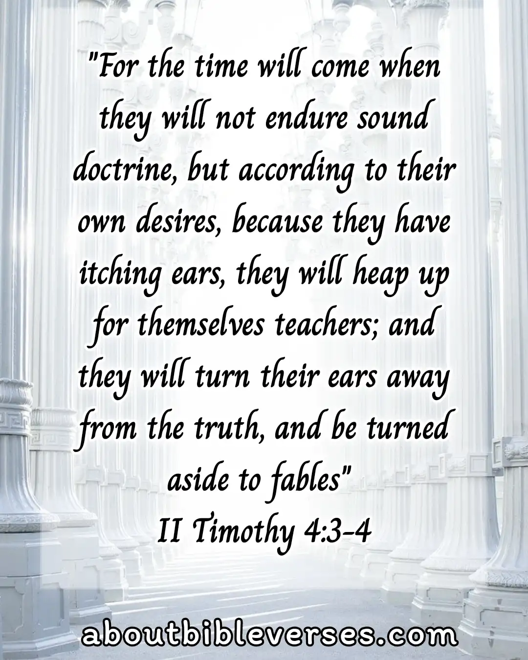 bible verse about deception in the last days (2 Timothy 4:3-4)