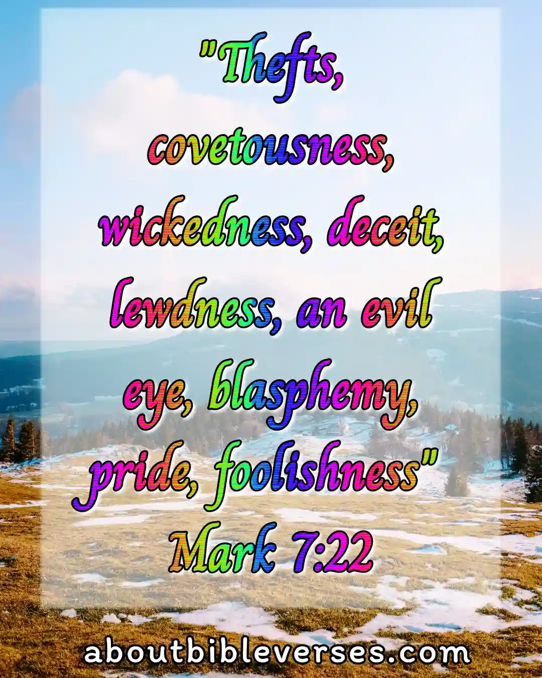 today bible verses (Mark 7:22)