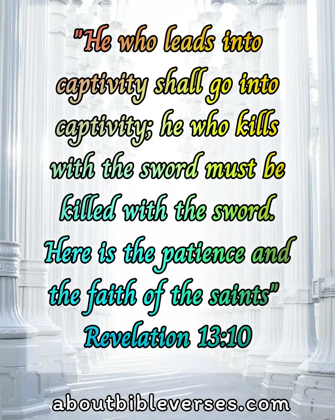 today bible verse (Revelation 13:10)
