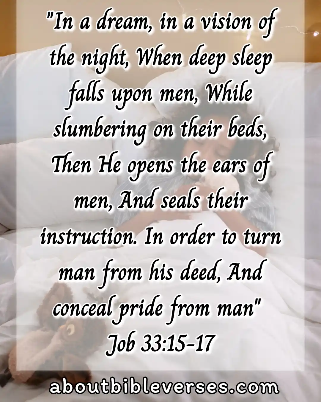 GoodNight Bible Verses (Job 33:15-17)