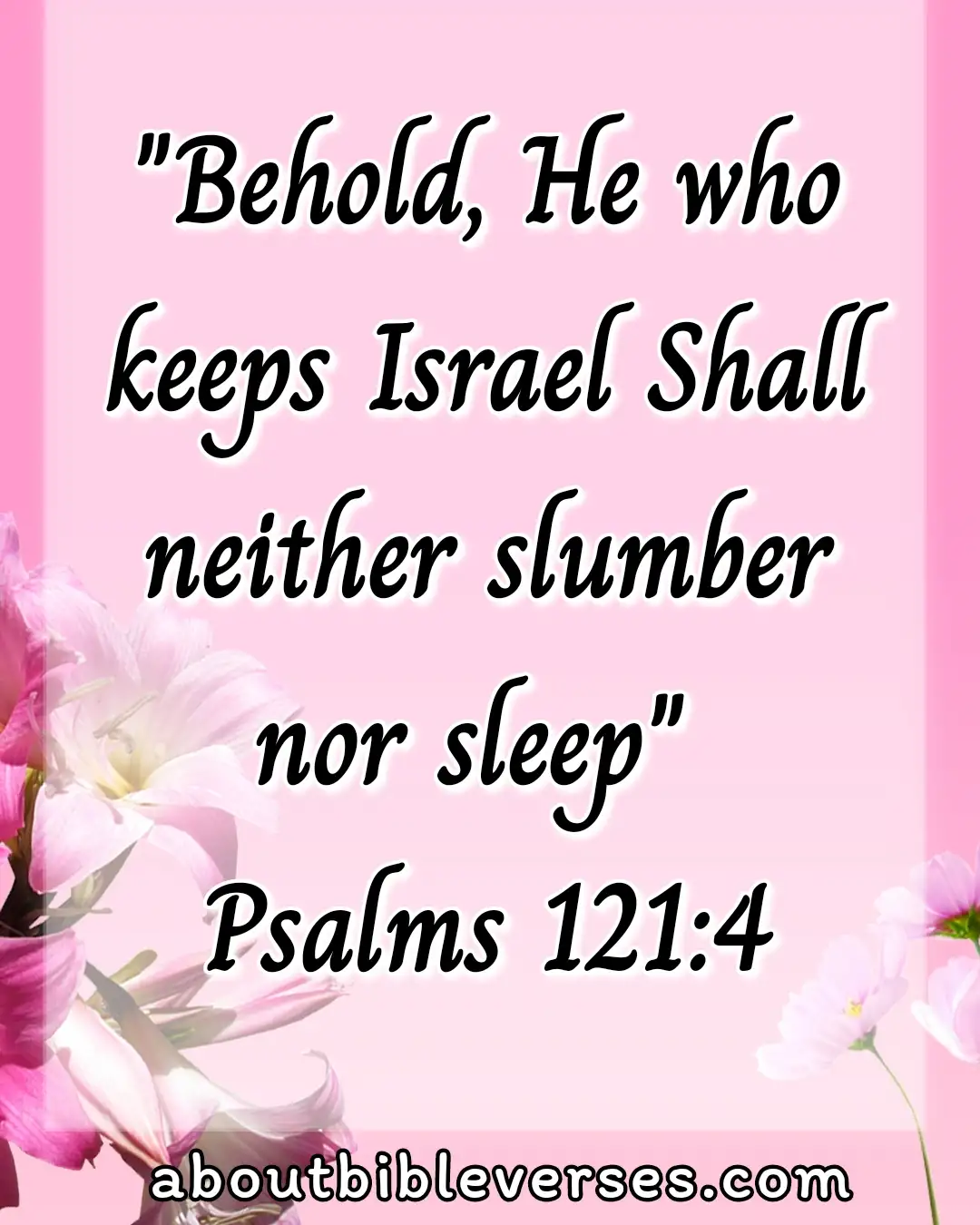 GoodNight Bible Verses (Psalm 121:4)