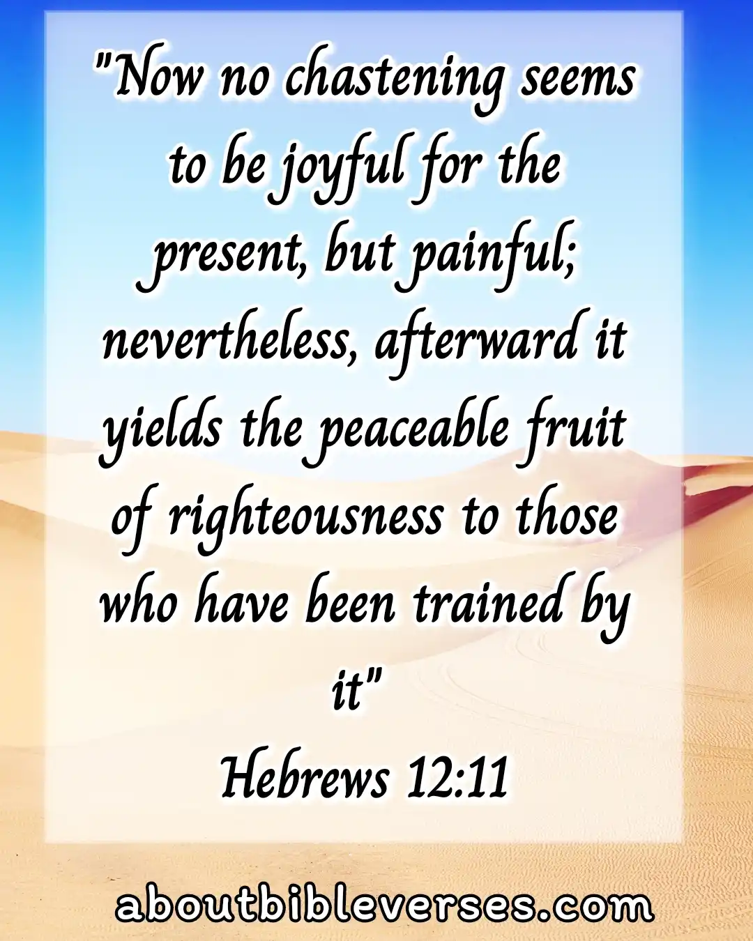bible verses about peace (Hebrews 12:11)