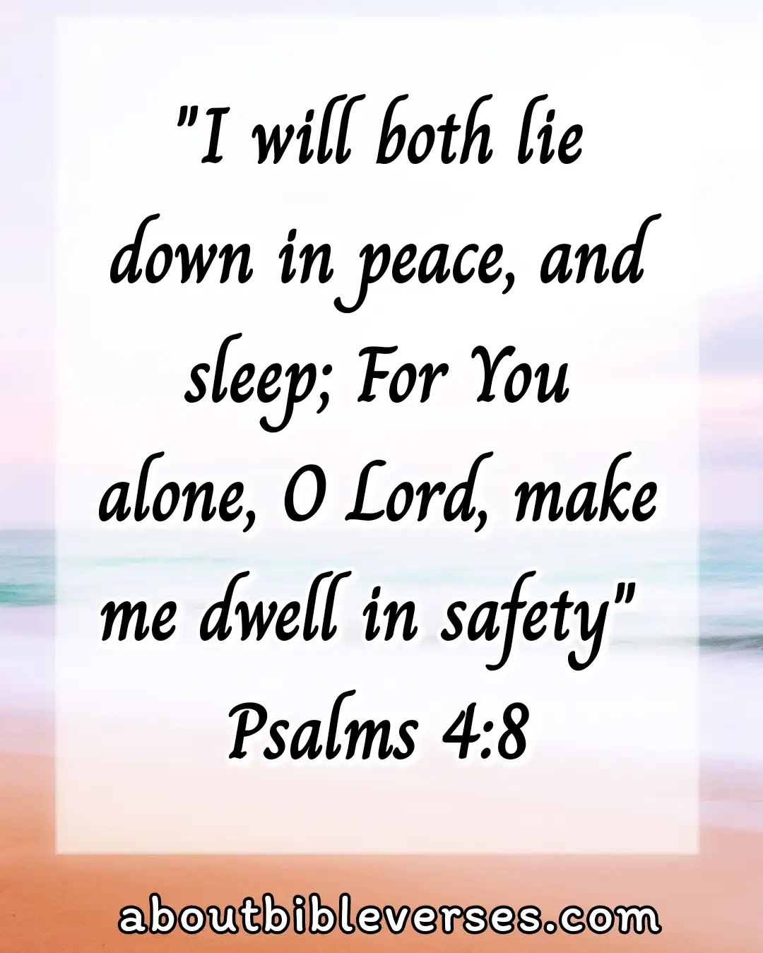 GoodNight Bible Verses (Psalm 4:8)