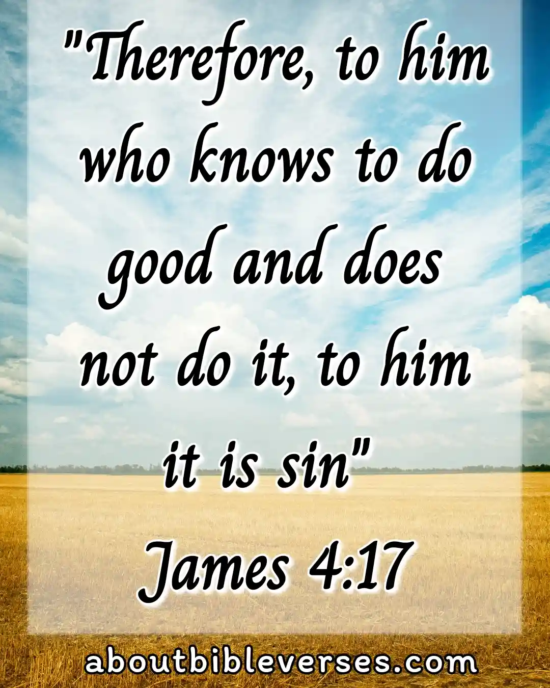 today bible verse (James 4:17)