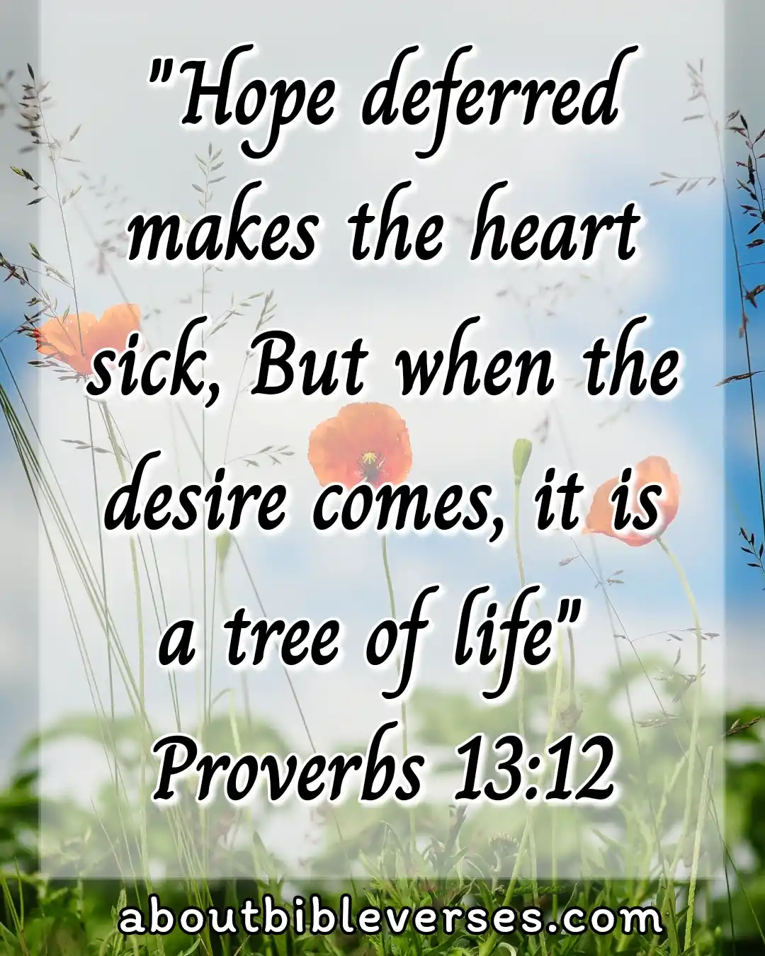Bible Verses About Victory Over Sickness And Disease (Proverbs 13:12)