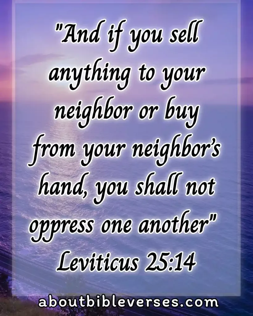 Today bible verse (Leviticus 25:14)