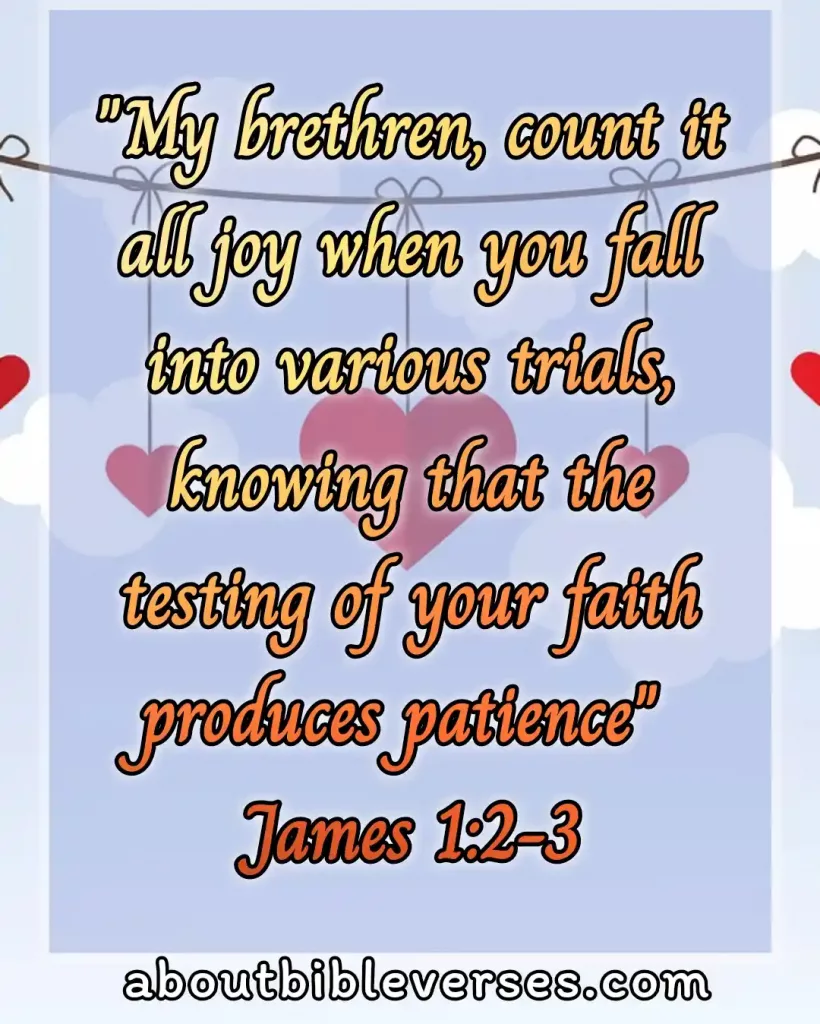 Today bible verse (James 1:2–3)