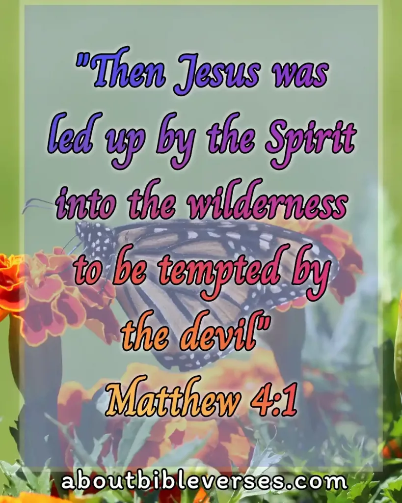 temptation bible verses (Matthew 4:1)