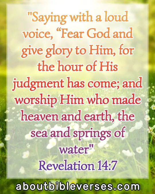 Praise And Worship Bible Verses (Revelation 14:7)