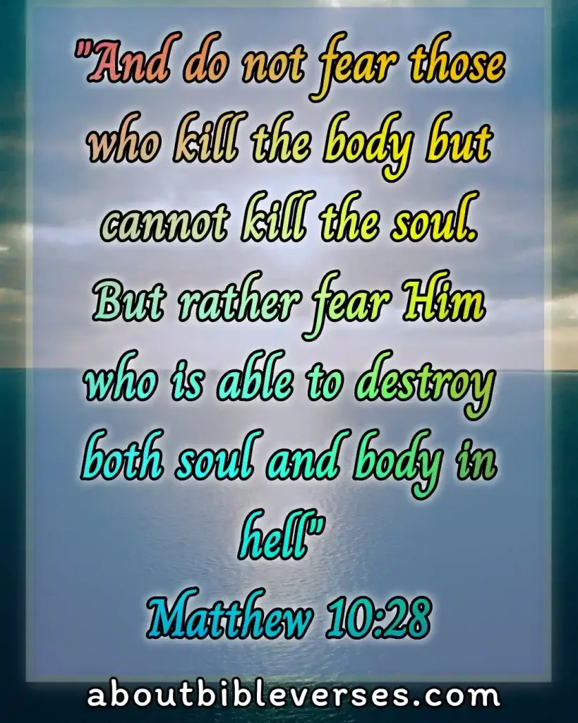 bible verses about eternal death (Matthew 10:28)