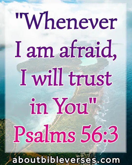 bible verses about anxiety (Psalm 56:3)