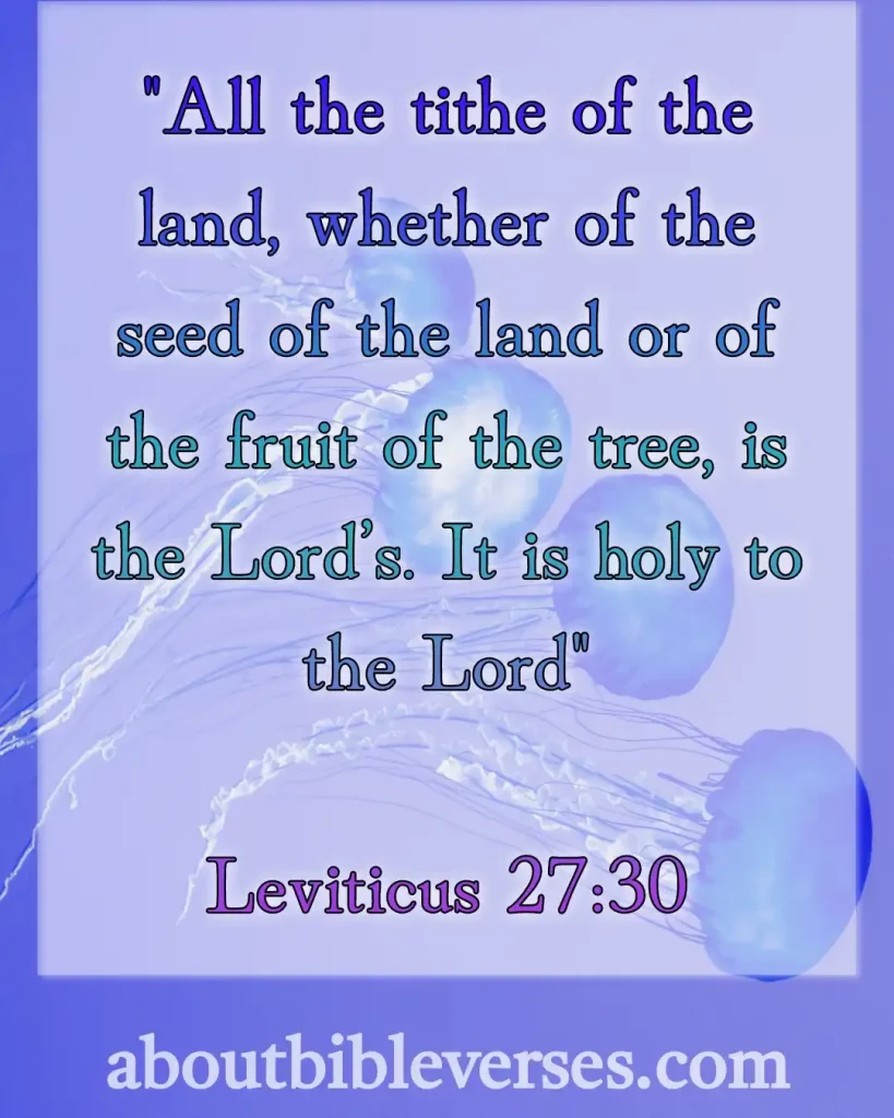 Today Bible Verses (Leviticus 27:30)